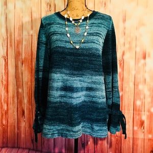 NWT St Johns Bay sleeve tie sweater